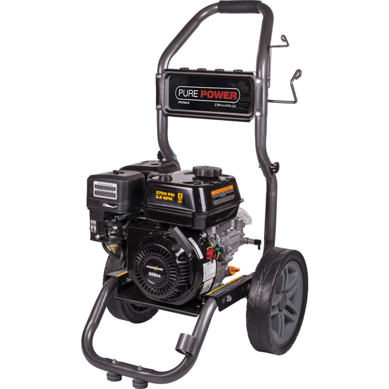 PURE POWER 2700PSI 9.0L/Min 7.0HP Domestic Direct Drive Petrol Pressure Cleaner Powered by PowerEase