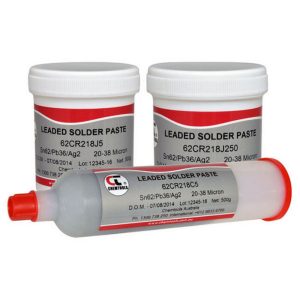 CHEMTOOLS Solder Paste Sn62/Pb36/Ag2 No Clean 500G Cartridge