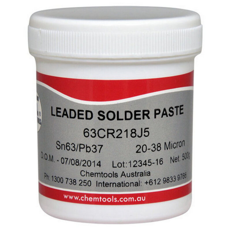 CHEMTOOLS Solder Paste Sn63/Pb37 No Clean 500G Jar - Image 3