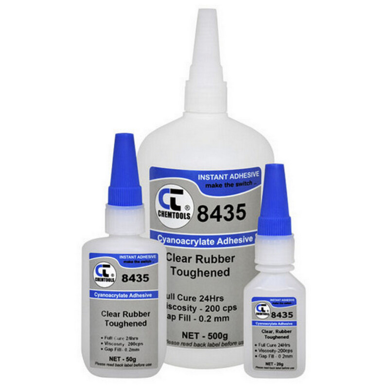 CHEMTOOLS Clear Rubber Toughened Instant Adhesive 50G