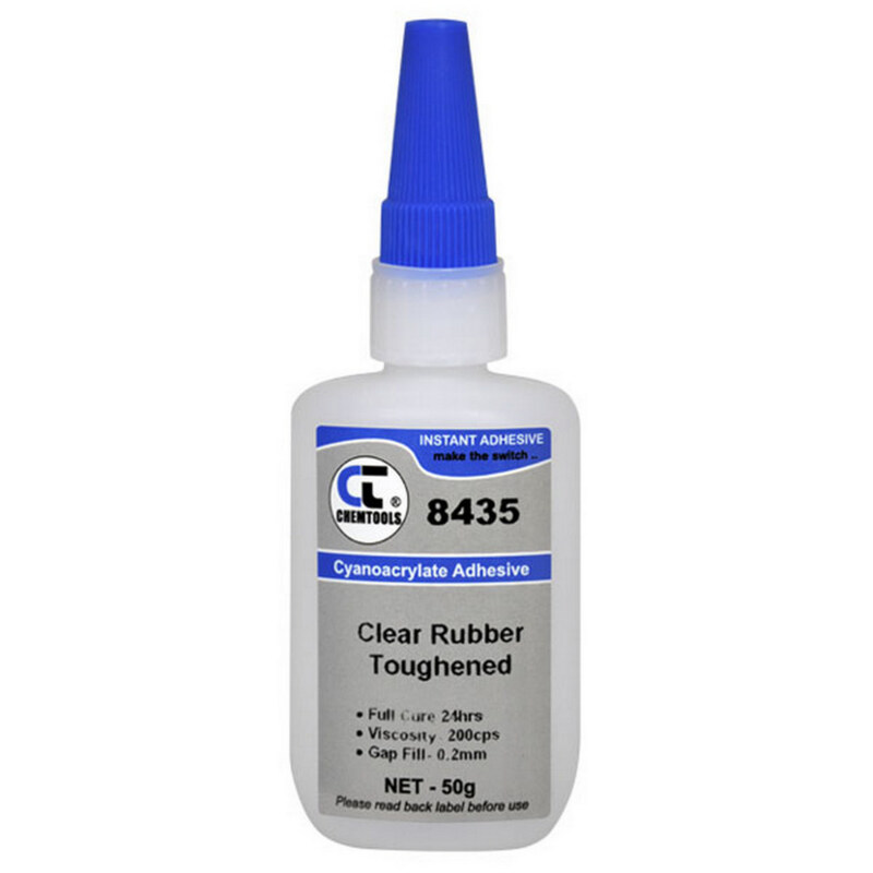 CHEMTOOLS Clear Rubber Toughened Instant Adhesive 50G - Image 2