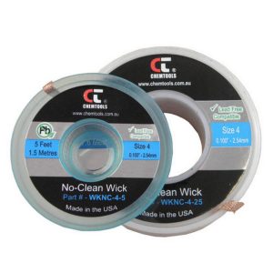 CHEMTOOLS Solder Wick/Braid No Clean 3.05 Mm - Blue 5 Feet