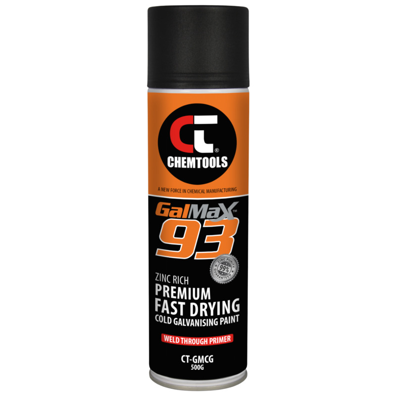 CHEMTOOLS Galmax 93% Zinc Cold Galvanizing Compound 500G Aerosol