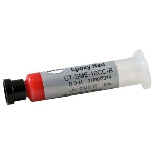 CHEMTOOLS Surface Mount Epoxy Red 10Cc Syringe