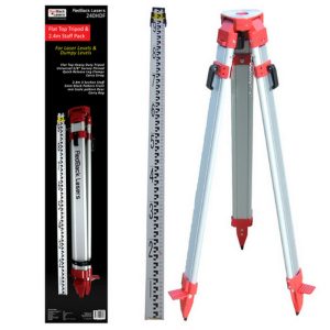 CMI Industries Heavy Duty Tripod And 2.4M Staff Pack