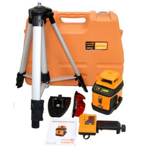 CMI Industries A604 Auto Level Laser With Lr700 Receiver And Tripod In Plas