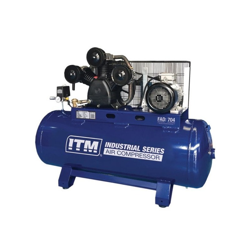 ITM Air Compressor, Belt Drive Stationary 3 Phase, 7.5Hp 270Ltr Fad 704 L/Min