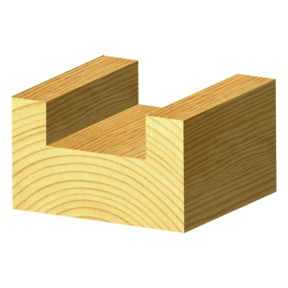 T208M 2 Flute Carbide Tipped Straight Router Bit 8.00mm 1/4" Shank Carbitool - Image 3