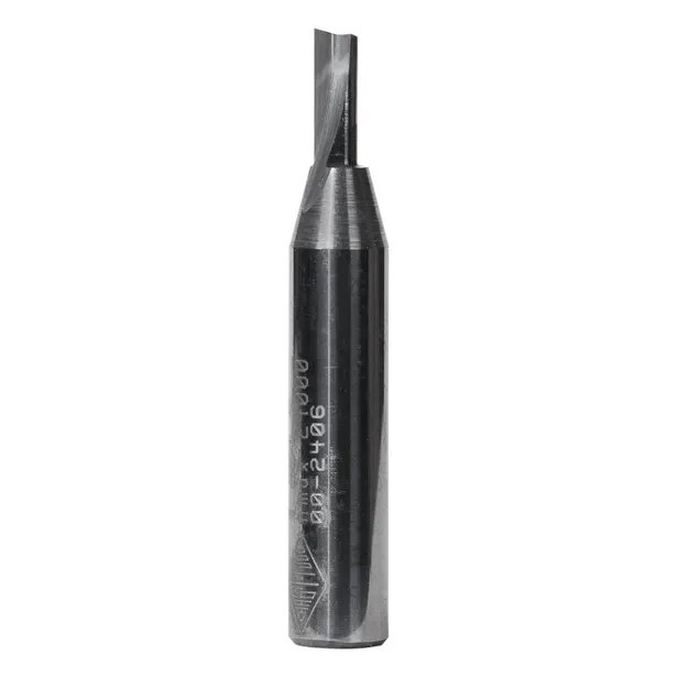 Carbitool Single Flute Straight Router Bit 1/8" (3.18mm) 1/4" Shank T204S