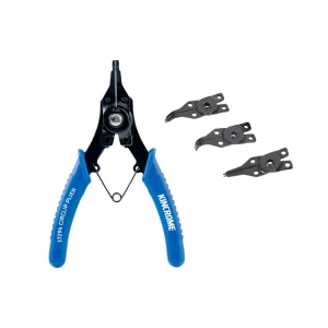 Kincrome Circlip Pliers 4-Head Interchangeable 175mm 17294