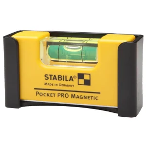 Stabila Pocket PRO Magnetic Spirit Level 70mm with Belt Clip 17768