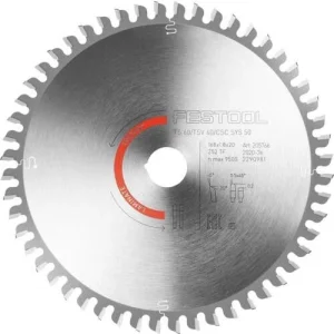 Festool Laminate and HPL Saw Blade HW 168×1.8×20 TF52 205766