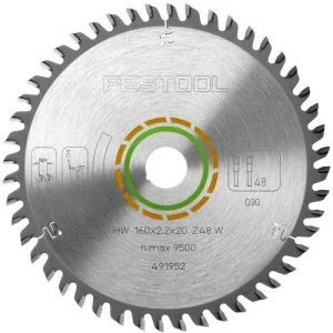Festool Fine Tooth Saw Blade HW 160×2.2×20 W48 491952
