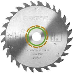 Festool Universal Saw Blade HW 160×2.2×20 W28 496302