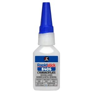 8406-20 Rapidstick Cyanoacrylate Adhesive Wicking Grade 20g ChemTools