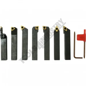 L0077 Lathe Turning Tool Set 7pc 16mm Insert Type Hafco Metalmaster
