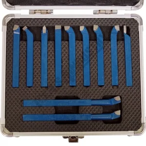 L0085 Carbide Turning Tool Set 11pc 8mm Brazed Tip Hafco Metalmaster