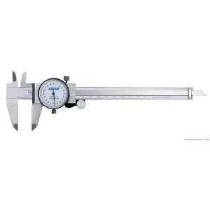 Accud Dial Caliper — 0–200mm (0–8") AC-101-008-11