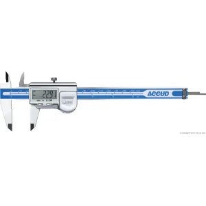 Accud IP67 Digital Caliper — 0–150mm (0–6") AC-112-006-12