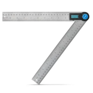 AC-821-012-01 Digital Protractor 300mm 4x90° 0.05° Accud