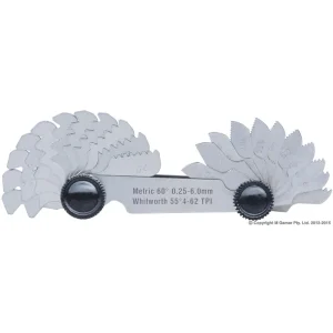 AC-925-062-52 Combined Metric+Imperial Pitch Gauge 52-Piece Accud