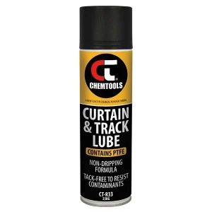 CT-R33-350 Curtain & Track Lubricant Aerosol 350g ChemTools