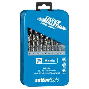 Sutton Drill Set 25pc 1.0-13.0mm D101MTLSM3