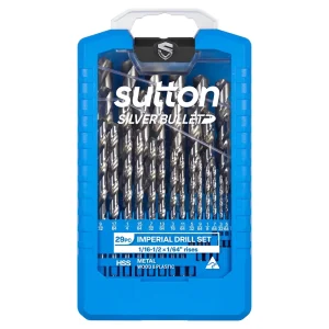 Sutton Drill Set 29pc 1/16-1/2" D101S3