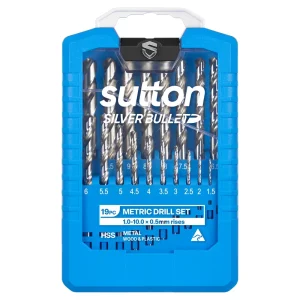 Sutton Drill Set 19pc 1.0-10.0mm D101SM2
