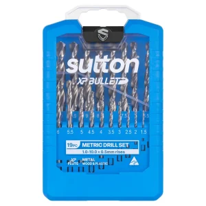Sutton Drill Set 19pc 1.0-10.0mm D220SM19
