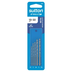 Sutton Drill Set 5pc 1.5-3.5mm D220SMR5A
