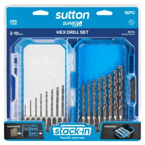 Sutton Drill Set 16pc 2.0-10.0mm D221S16A