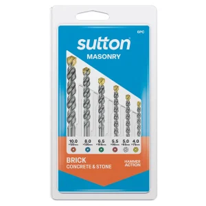 Sutton Drill Set 6pc 4-10mm D600SMD2
