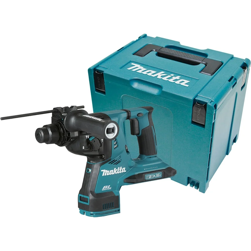 DHR282ZJ 28mm SDS Plus Rotary Hammer 36V Brushless AWS Makita