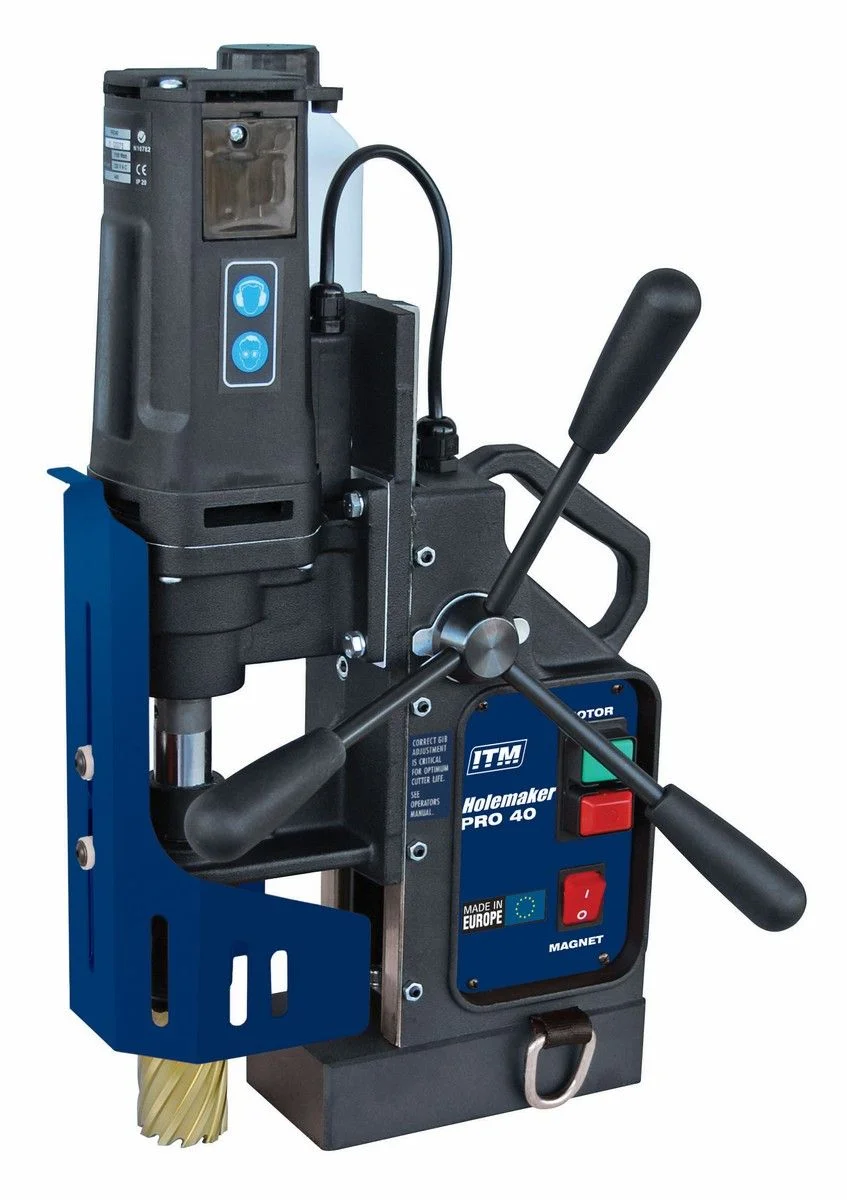 HMPRO40 Magnetic Base Drilling Machine 40mm Capacity Holemaker