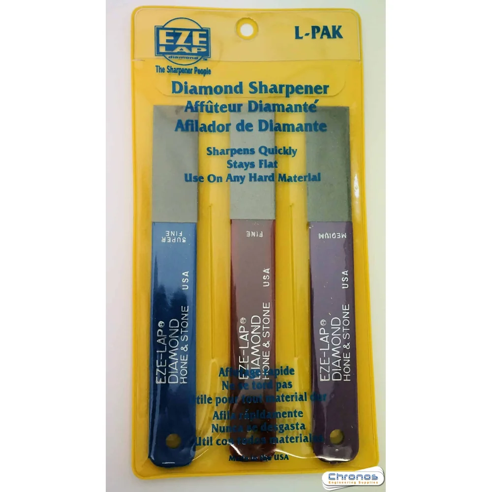 LPAK3 Diamond Hone Sharpener 3-Piece Set Eze-Lap