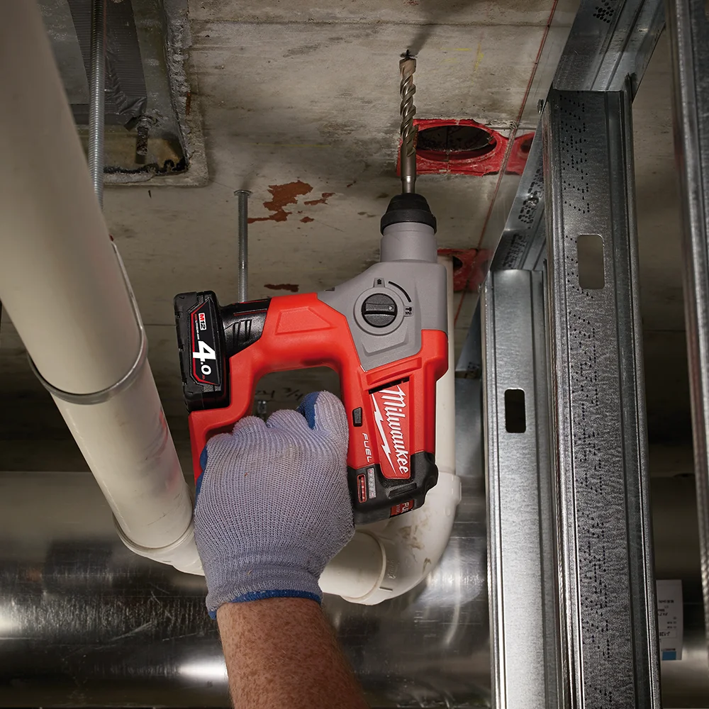 M12CH-0 16mm SDS Plus Rotary Hammer 12V FUEL Milwaukee - Image 3