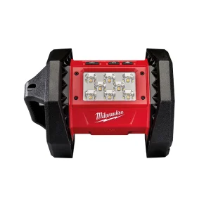 Milwaukee M18 LED Area Light — 1,500 Lumens, Compact Roll Cage, Pipe Mount M18AL-0