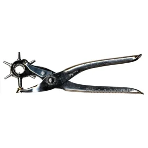 Maun Rotary Leather Punch Pliers 200mm -- 6 Punch Sizes MA2230/200
