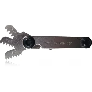MTSPGW28 Imperial Thread Pitch Gauge 28-Blade Whitworth/Unified Intech