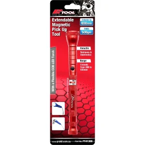 PT41308 Magnetic Pick-Up Tool with COB LED 200-600mm PK Tool