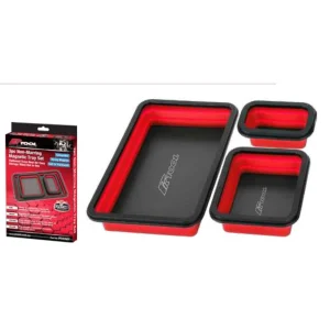 PT41507 Magnetic Parts Tray Set 3pc Collapsible Silicone PK Tool