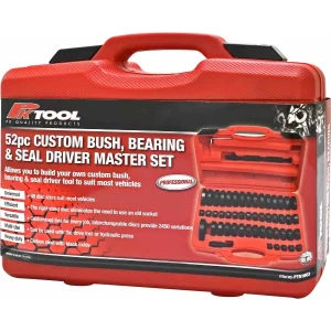PK Tool PT51603 49-Piece Bush, Bearing & Seal Driver Master Kit — 18–65mm