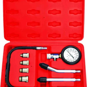 PT60203 8-Piece Petrol Engine Compression Tester Set 300 PSI PK Tool