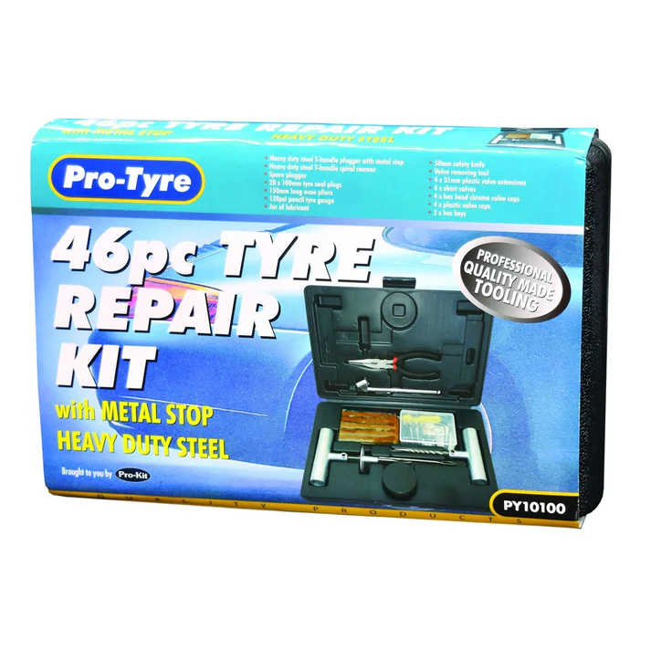 PY10100 Heavy Duty Rope Seal Tyre Repair Kit 46pc PK Tool