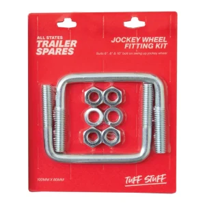R1478G Jockey Wheel U-Bolt Fitting Kit 100x50mm Drawbar Allstate