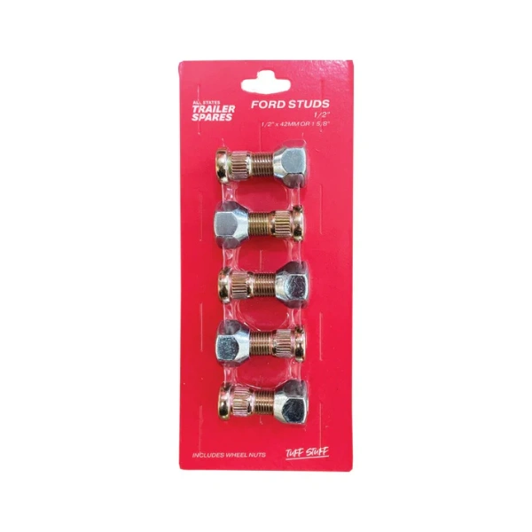 Allstate Trailer Spares 1/2" Ford Pattern Wheel Studs & Nuts R8413D