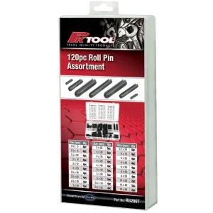 PK Tool Roll Pin Assortment — 120pc, 1.5–10mm RG2807