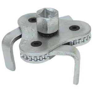 PK Tool Oil Filter Wrench — 3-Claw, 63–102mm, 1/2" & 3/8" Drive RG5004