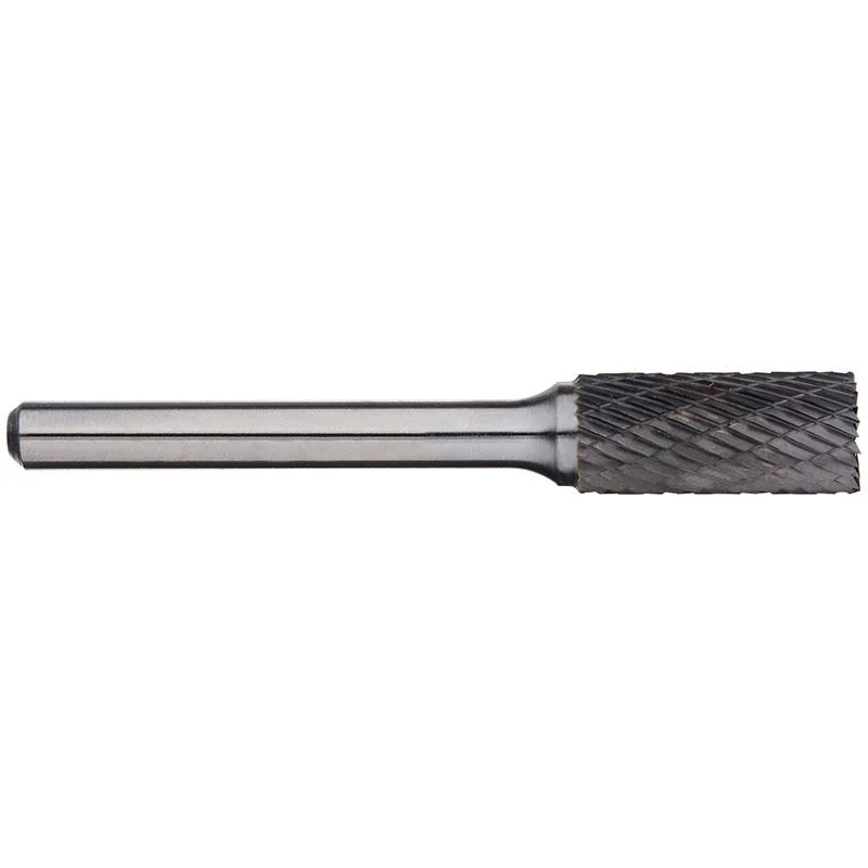 SB-1DC Cylinder End Cut Carbide Burr 1/4" Alpha